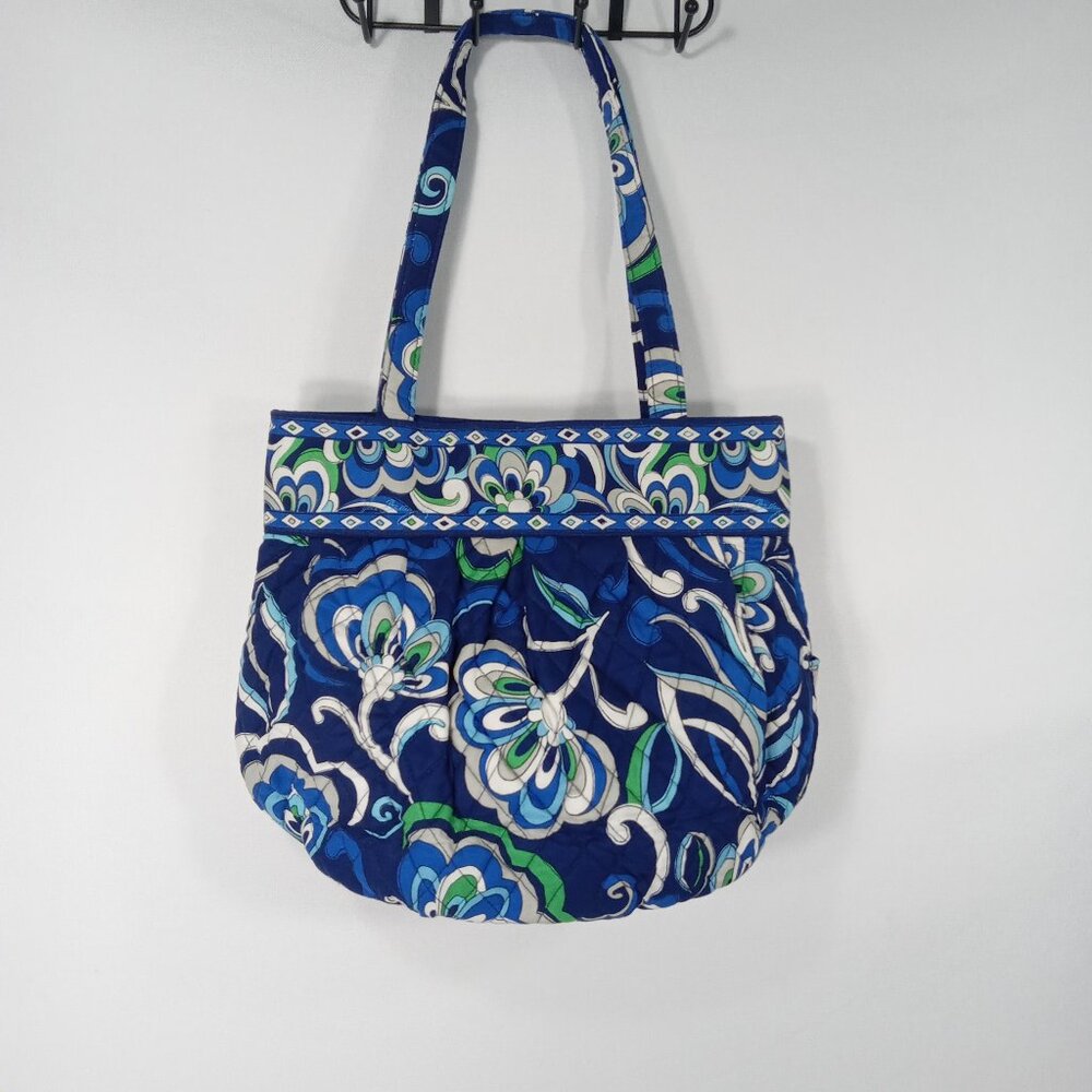 VERA BRADLEY Mediterranean Blue Medium Shoulderbag *NWT - Picture 4 of 14